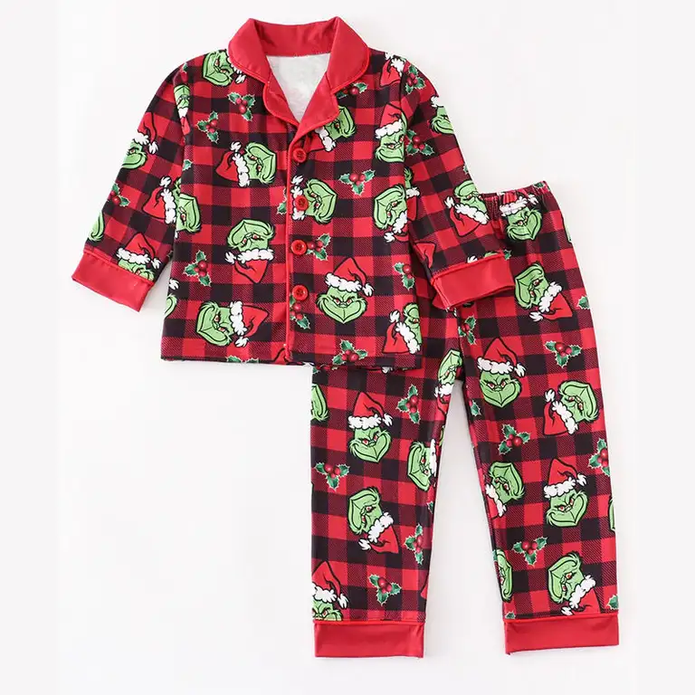 Source China Top OEM Christmas Bamboo Pjs