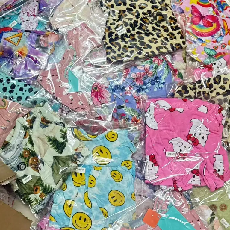 Quick Dry Bamboo Jersey Sleepwear Loungewear For Women Casual Plaid Pattern Elastic Waist Pajamas Combo Pack Wholesale Leading Factory Manufacturer