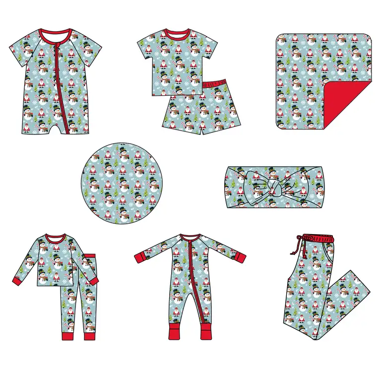 OEM Top China Christmas Grinch Bamboo Pajamas