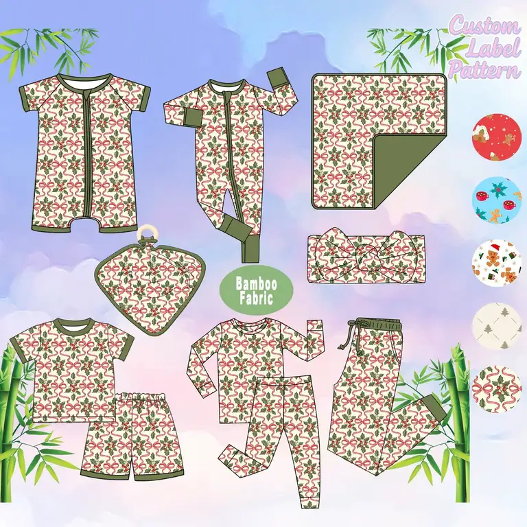 Direct Supplier Wholesale Verified Rts Bamboo Zipper Baby Pajamas OEM