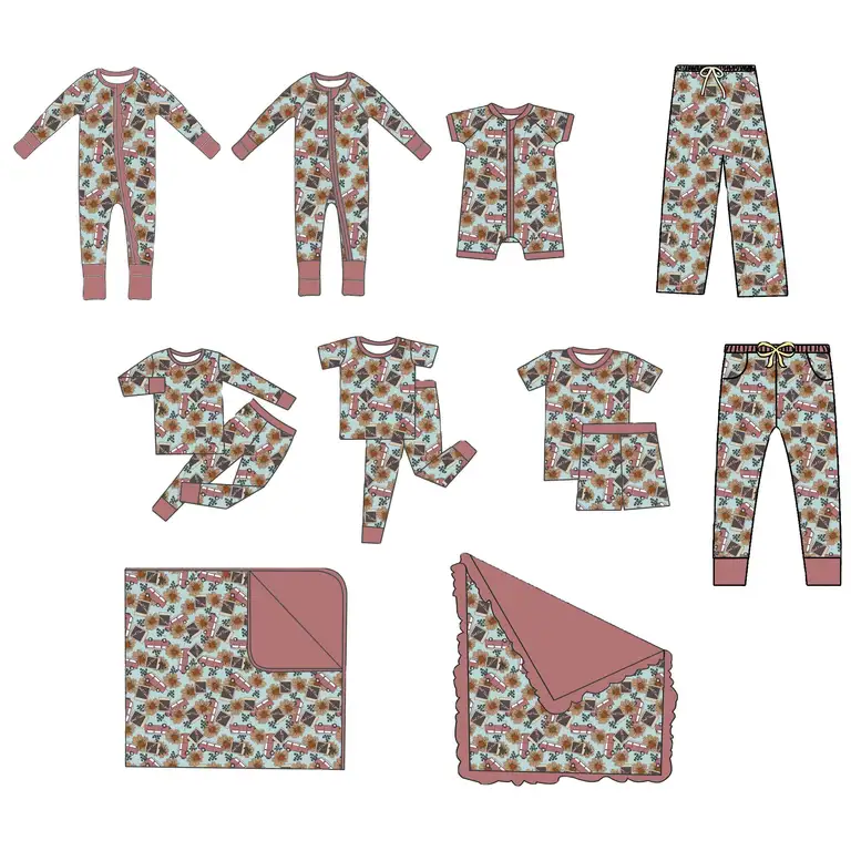 Private Label Camo Bamboo Pajamas Supplier