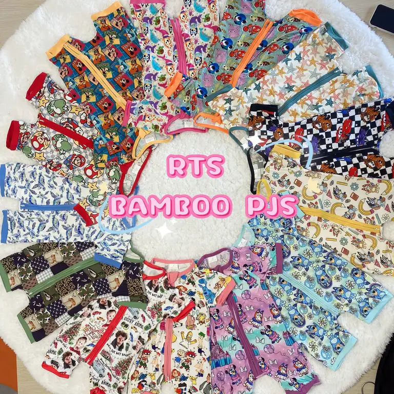 Custom Target Bamboo Pajamas Kids Supplier