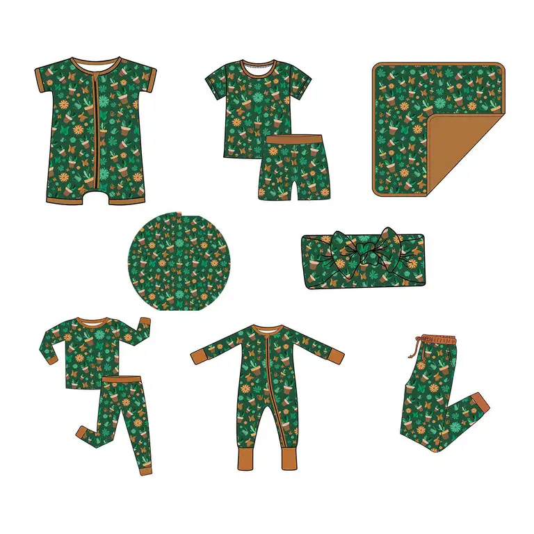 ODM Gingerbread Bamboo Pajamas Family Supplier