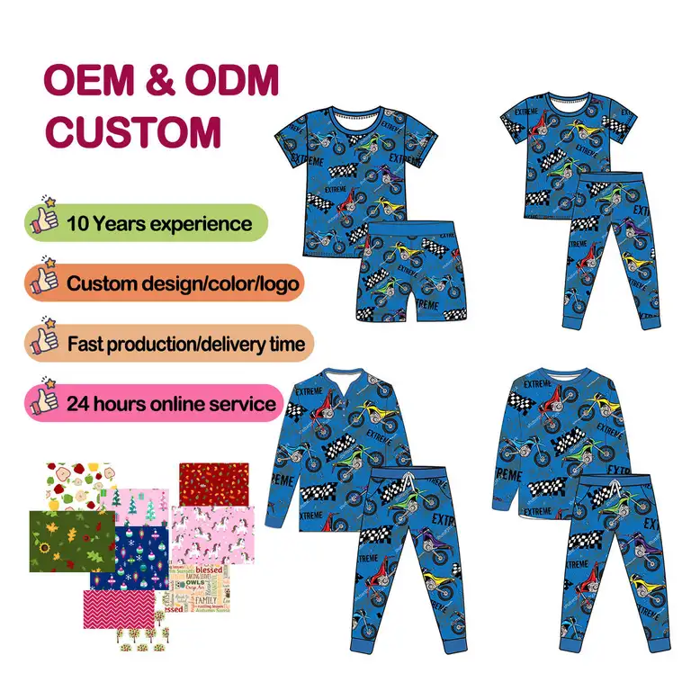 ODM Henley Loungewear Set For Women Bamboo Women'S Pajamas Long Sleeve Print Sleepwear Sets Eco-Friendly Ladies Pjs Supplier
