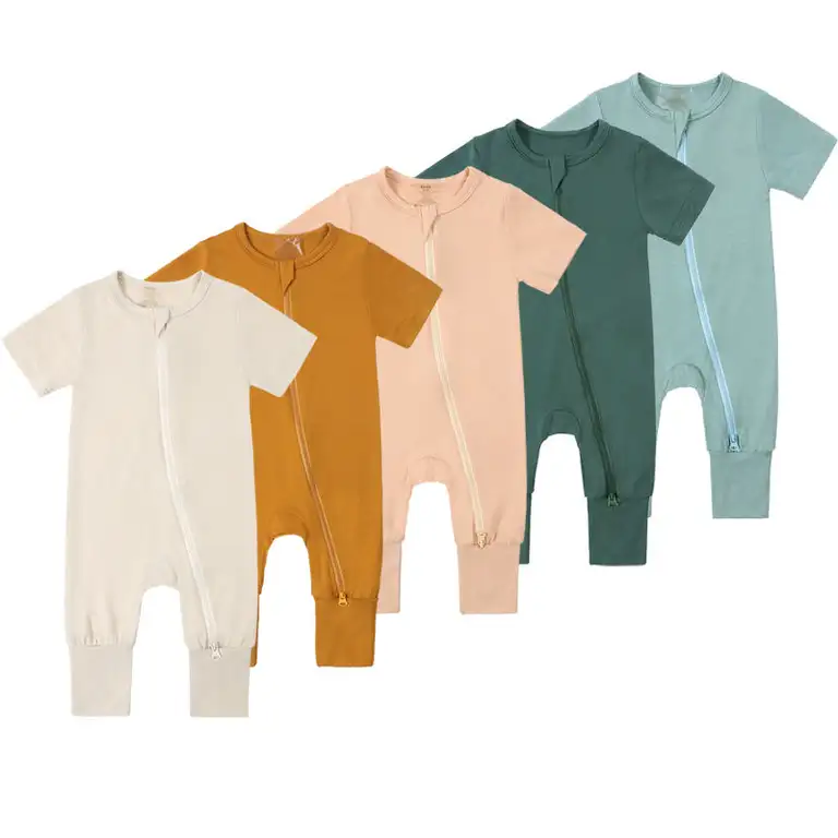 Custom Mysterious Box Wholesale Popular Style Summer Bamboo Custom Print Two Pieces Children Short Pajama Sets Supplier