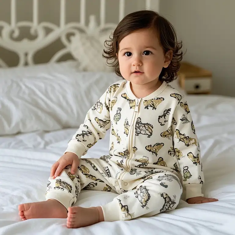 Private Label Bamboo Christmas Pajamas Christmas Dog Print Supplier