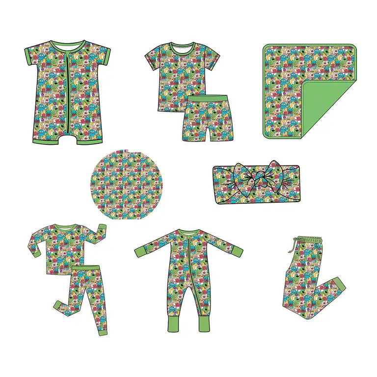 Custom Organic Bamboo Kids Pajamas Supplier