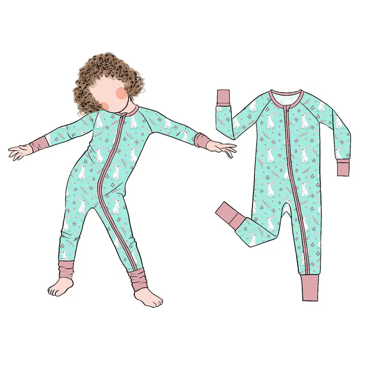 Private Label Magnetic Baby Romper Bamboo Infants & Toddlers One Piece Footie Pajamas Bodysuit Newborn Baby Clothes Sleeper Supplier